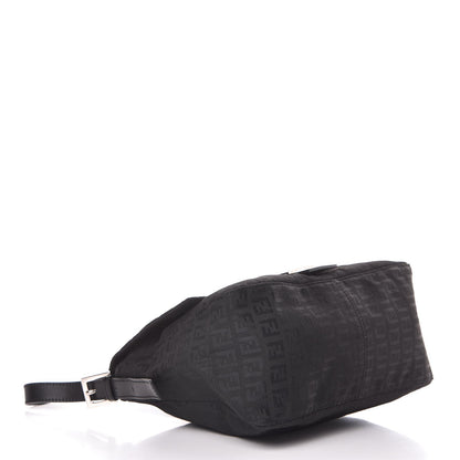 Fendi Zucchino Mama Baguette Black 4 of 6