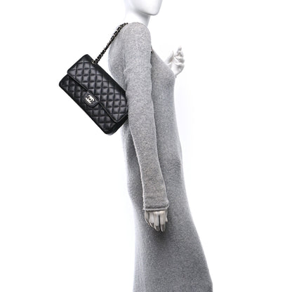 Chanel Caviar Quilted Medium Double Flap Black 2 of 10