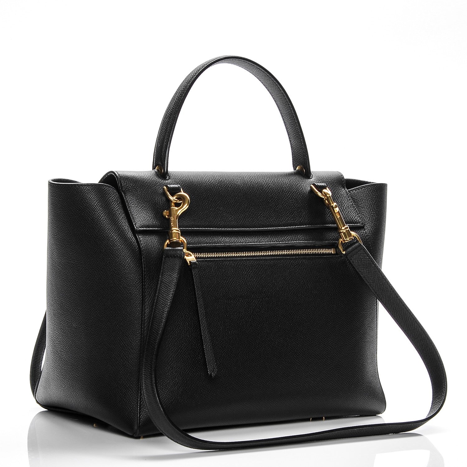 Celine Baby Grained Calfskin Mini Belt Bag Black 3 of 7