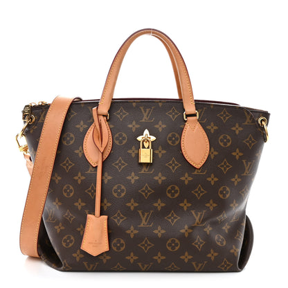 Louis Vuitton Monogram Flower Zipped Tote MM Beige 1 of 13