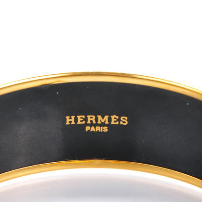Hermes Enamel Printed Wide Grand Apparat Bracelet 70 3 of 5