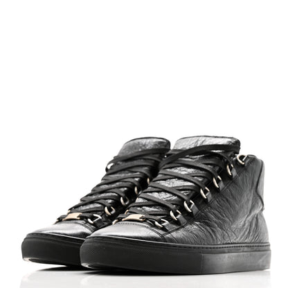 Balenciaga Agneau Arena Opaque Womens High Top Sneakers 41 Black 4 of 12