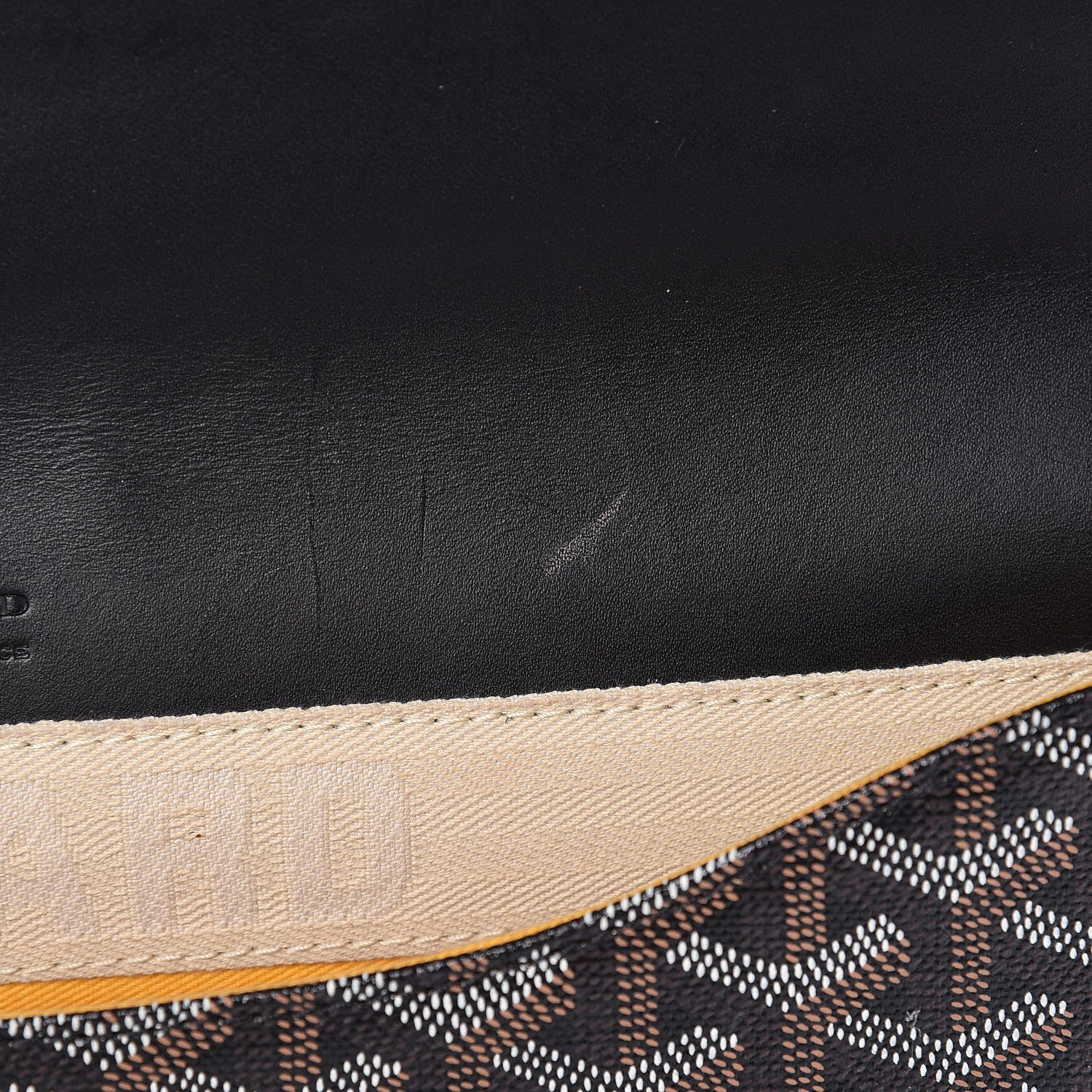 Goyard Goyardine Monte Carlo Bois Clutch Black 7 of 7