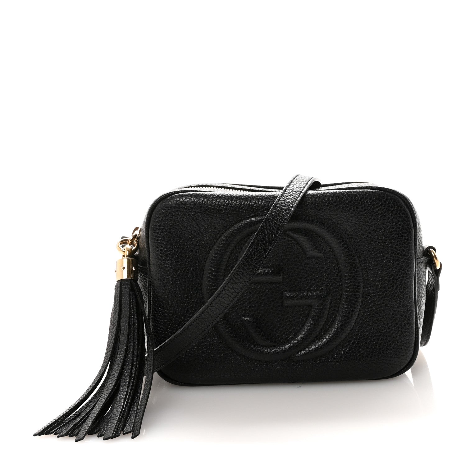 Gucci Pebbled Calfskin Small Soho Disco Bag Black 1 of 11