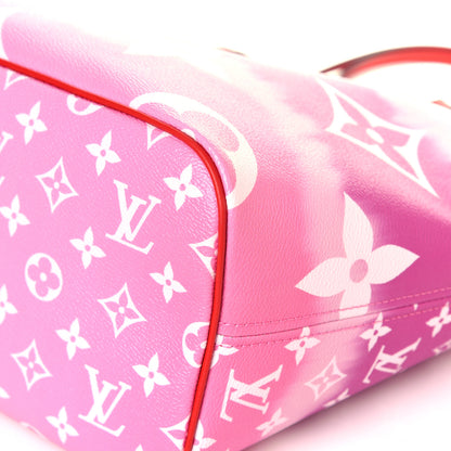 Louis Vuitton Monogram Escale Neverfull MM Rouge 9 of 12