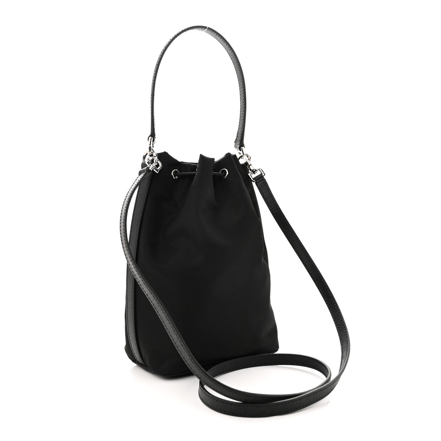 Nylon Light 4G Bucket Bag Black