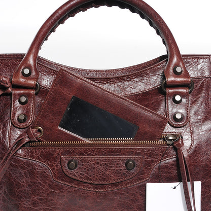Balenciaga Agneau Classic Hardware City Cigare Fonce 12 of 15