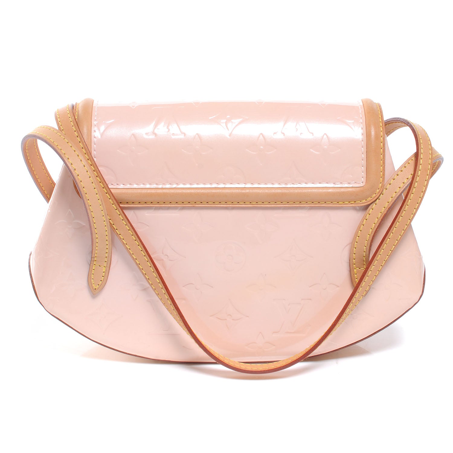 Louis Vuitton Vernis Biscayne Bay PM Marshmallow 3 of 7