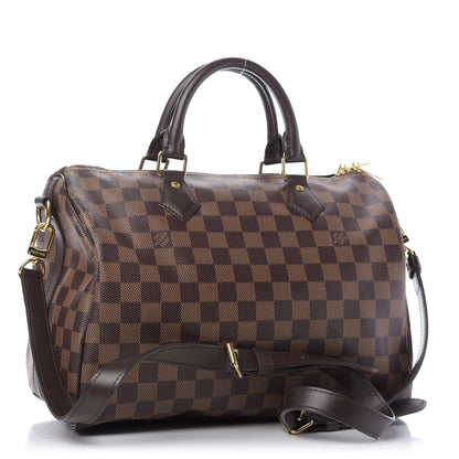 Louis Vuitton Damier Ebene Speedy Bandouliere 30 3 of 9
