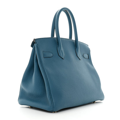Hermes Togo Birkin 30 Cobalt 2 of 12