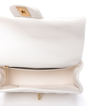 Chanel Caviar Quilted Mini Top Handle Rectangular Flap White 5 of 10