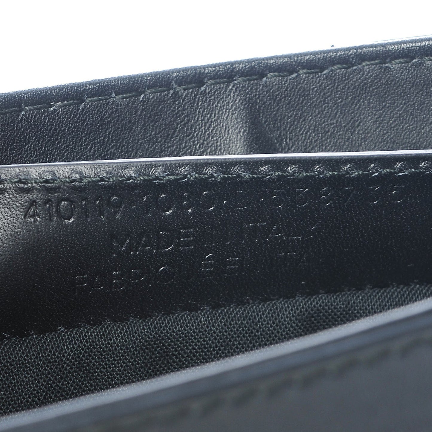 Cotton Canvas Ligne Pouch Black
