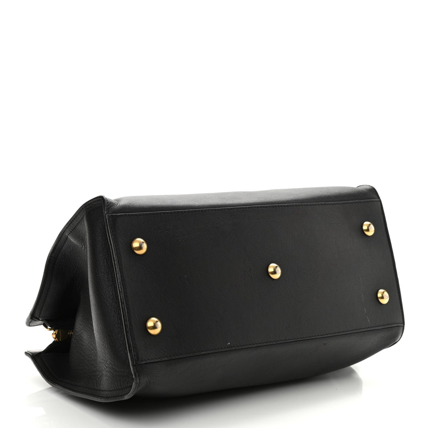 Calfskin Small Classic Y Cabas Black