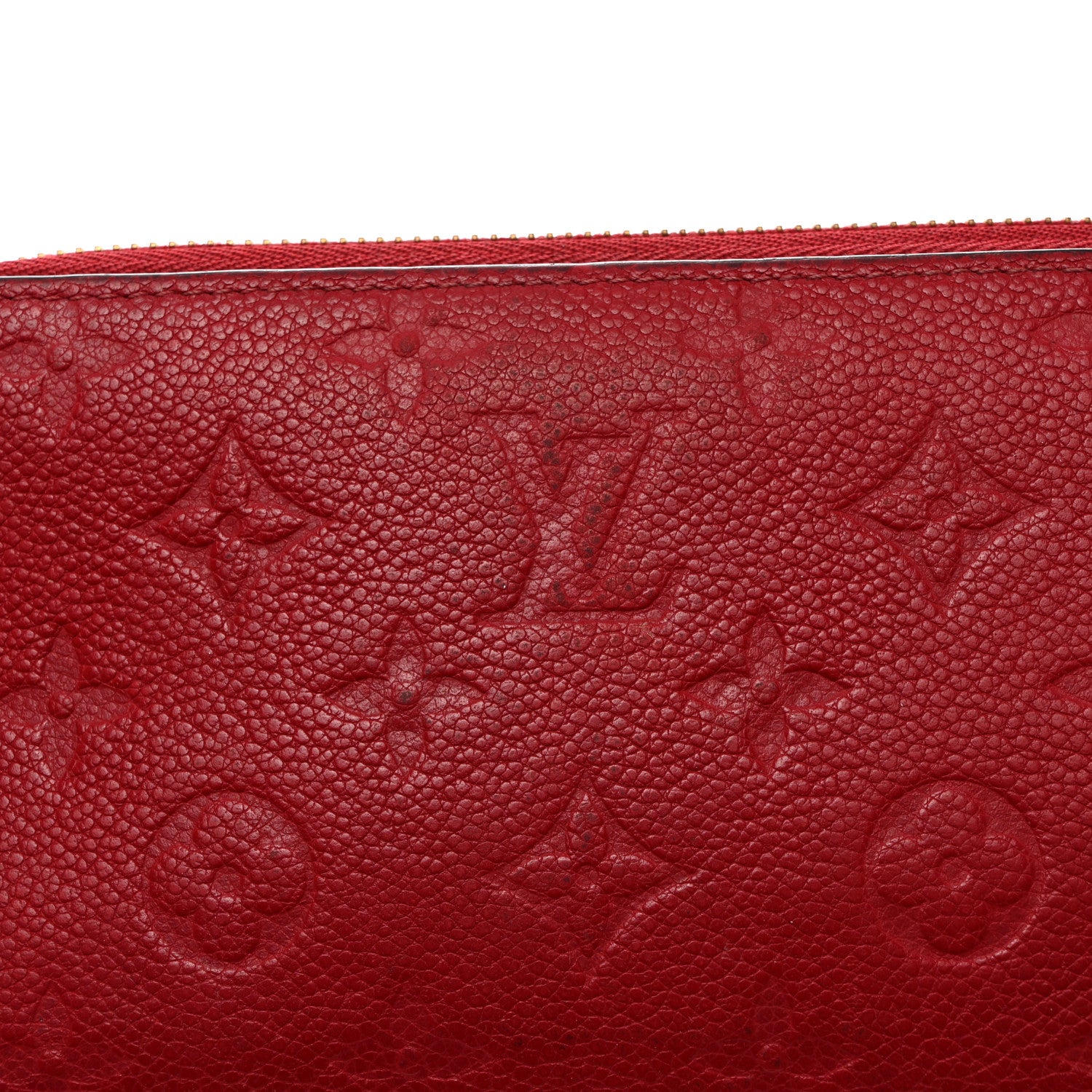Louis Vuitton Empreinte Zippy Wallet Scarlet 10 of 11