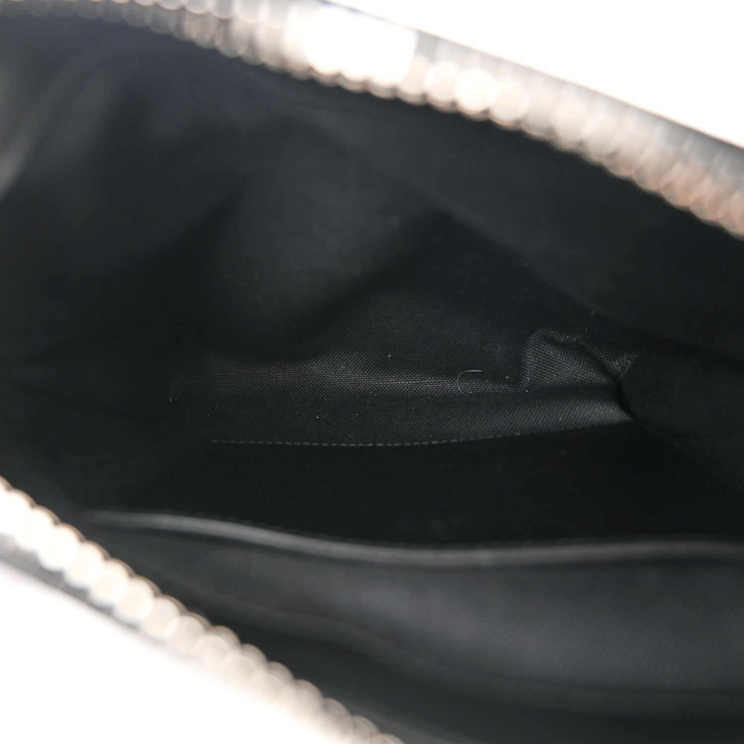 Gucci GG Supreme Monogram Web Small Flat Messenger Bag Black Grey 5 of 11