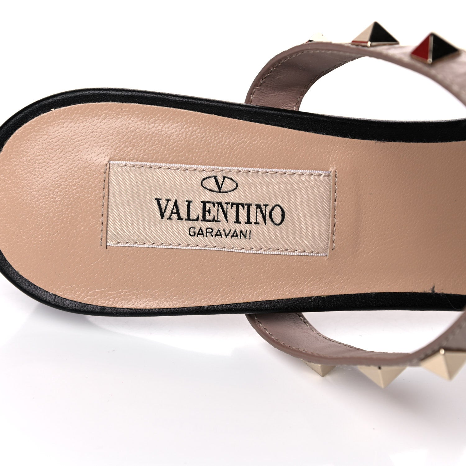 Valentino Garavani Nappa Rockstud Criss Cross 55mm Mules 38 Black Poudre 7 of 16