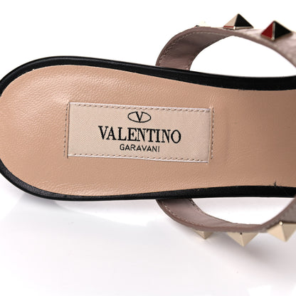 Valentino Garavani Nappa Rockstud Criss Cross 55mm Mules 38 Black Poudre 7 of 16