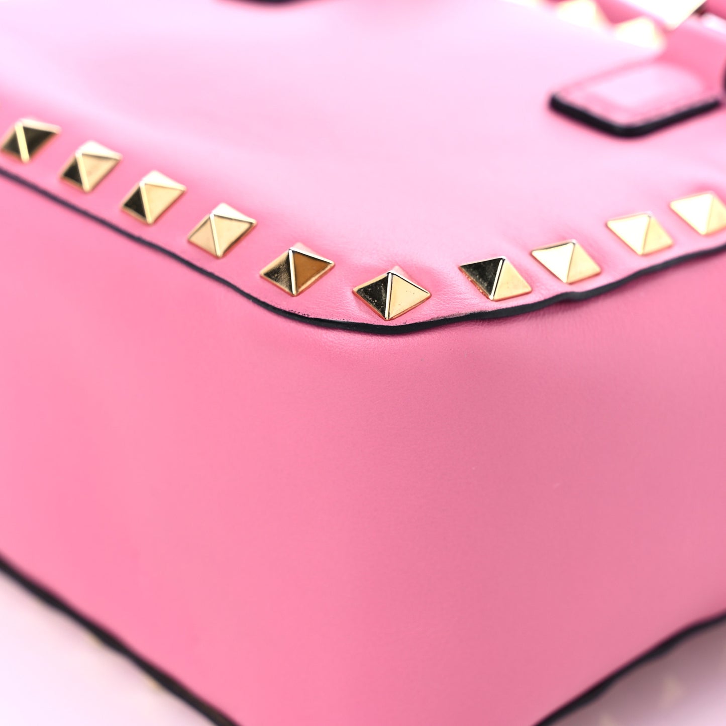 Vitello Mini Rockstud Convertible Satchel Ninphea