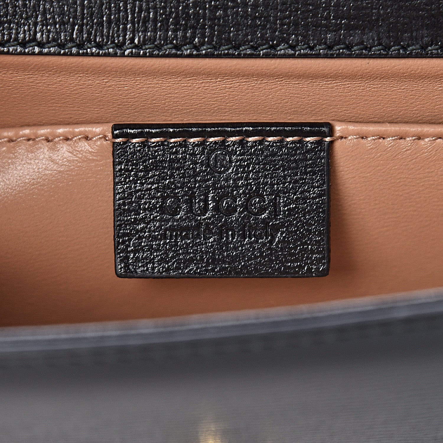 Gucci Calfskin Torchon GG Broadway Envelope Clutch Black 6 of 7