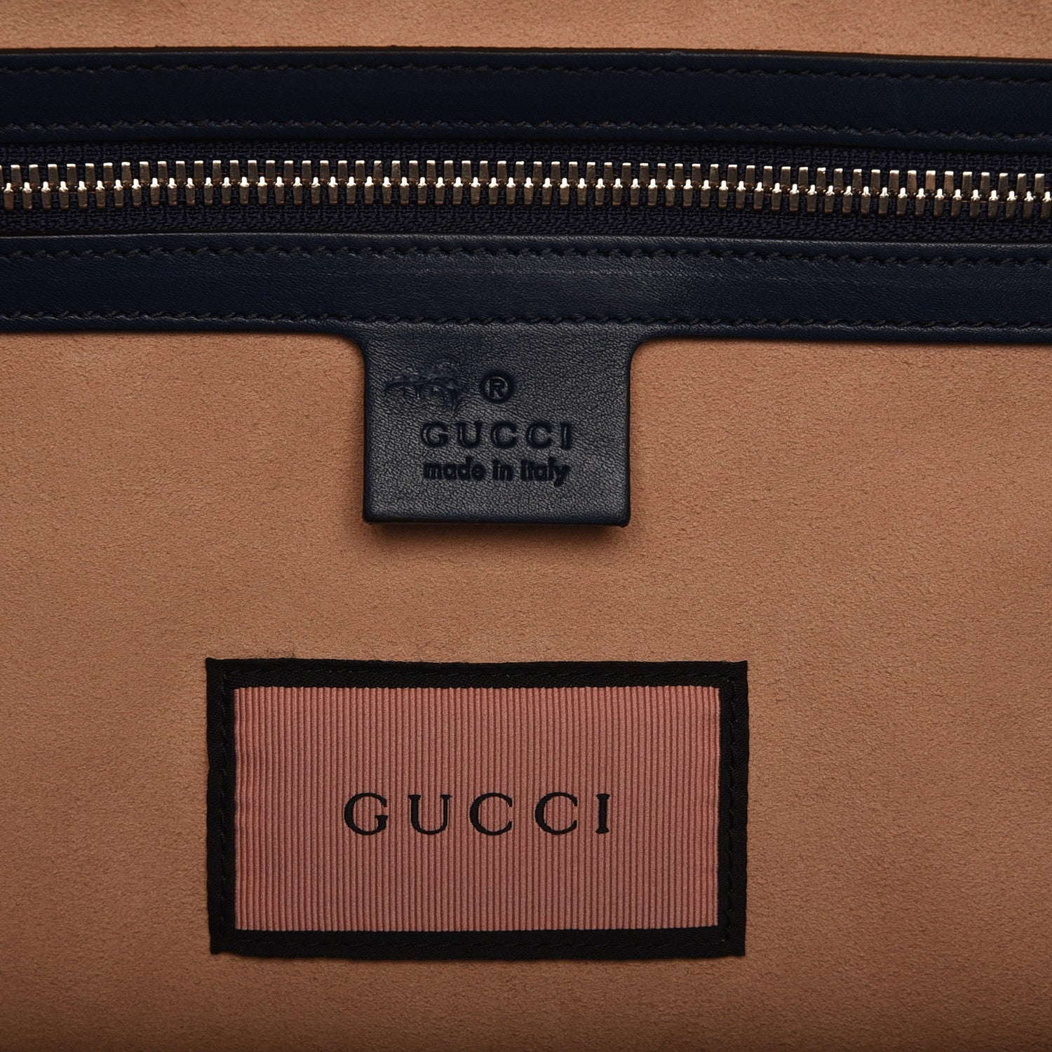 Gucci Calfskin GucciGhost Print Duffle Blue Agata Hibiscus Red 6 of 7