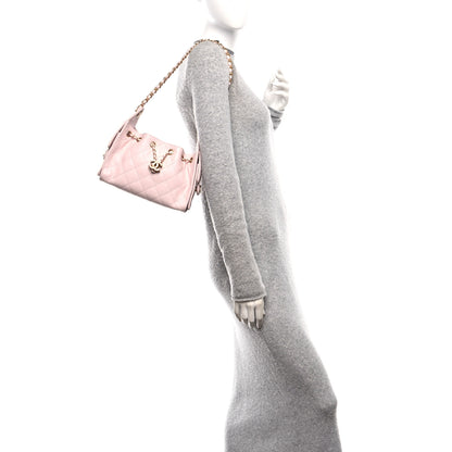Chanel Caviar Quilted Mini Chanel 25 Handbag Light Pink 2 of 11