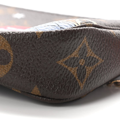 Louis Vuitton Monogram 2021 Christmas Animation London Mini Pochette Accessories Red 9 of 9