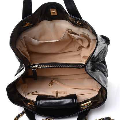 Chanel Iridescent Calfskin Large In the Mix Tote Black 3 of 11