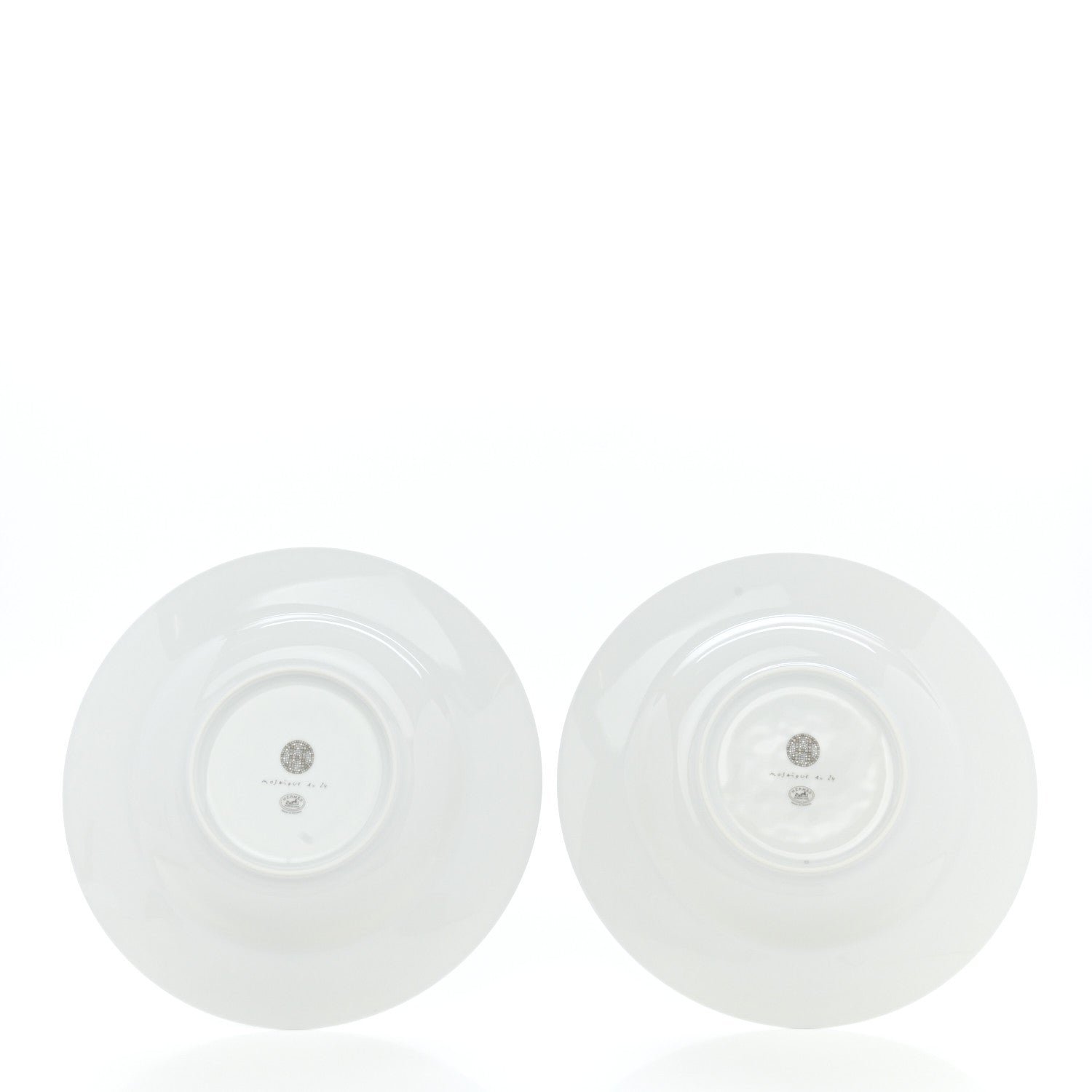 Hermes Porcelain Mosaique Au 24 Platine Soup Bowl Set of 2 3 of 6