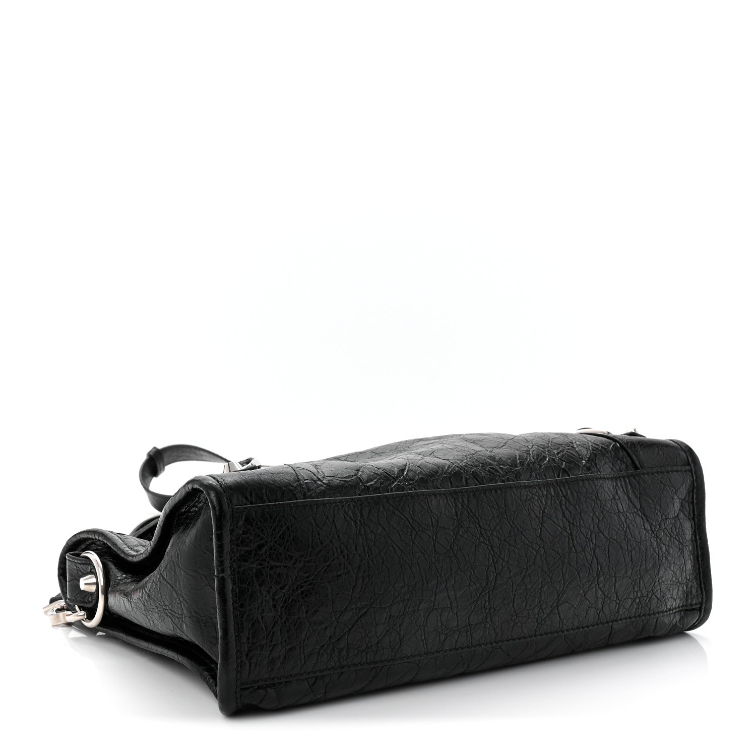 Balenciaga Agneau Arena Silver Hardware Small Le City Black 4 of 10