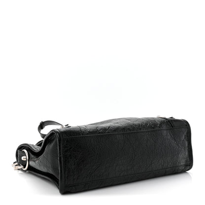 Balenciaga Agneau Arena Silver Hardware Small Le City Black 4 of 10