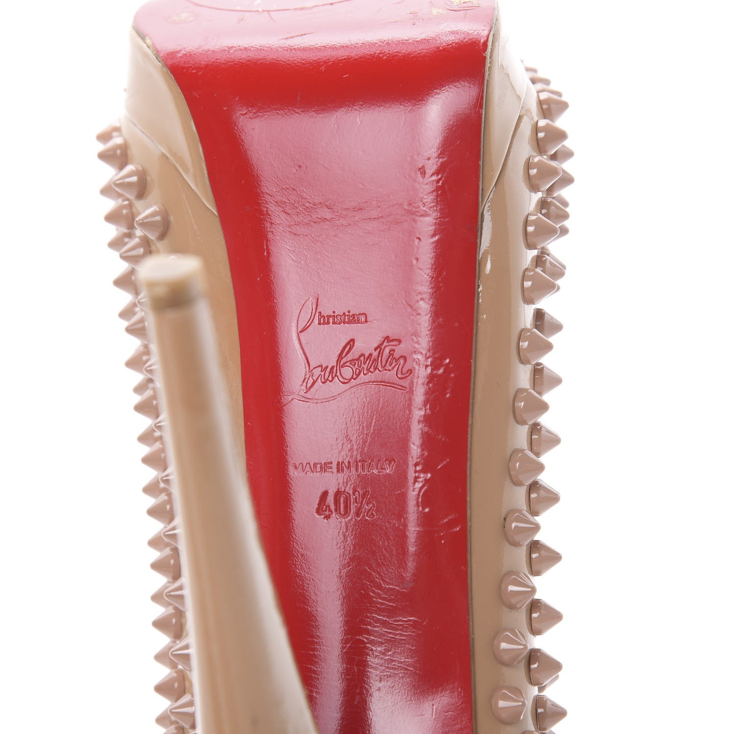 Patent Alti Spikes 140 Pumps 40.5 Nude