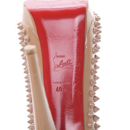 Christian Louboutin Patent Alti Spikes 140 Pumps 40.5 Nude 7 of 12