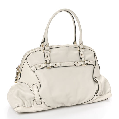 Gucci Calfskin Medium Horsebit Nail Boston Off White 3 of 10