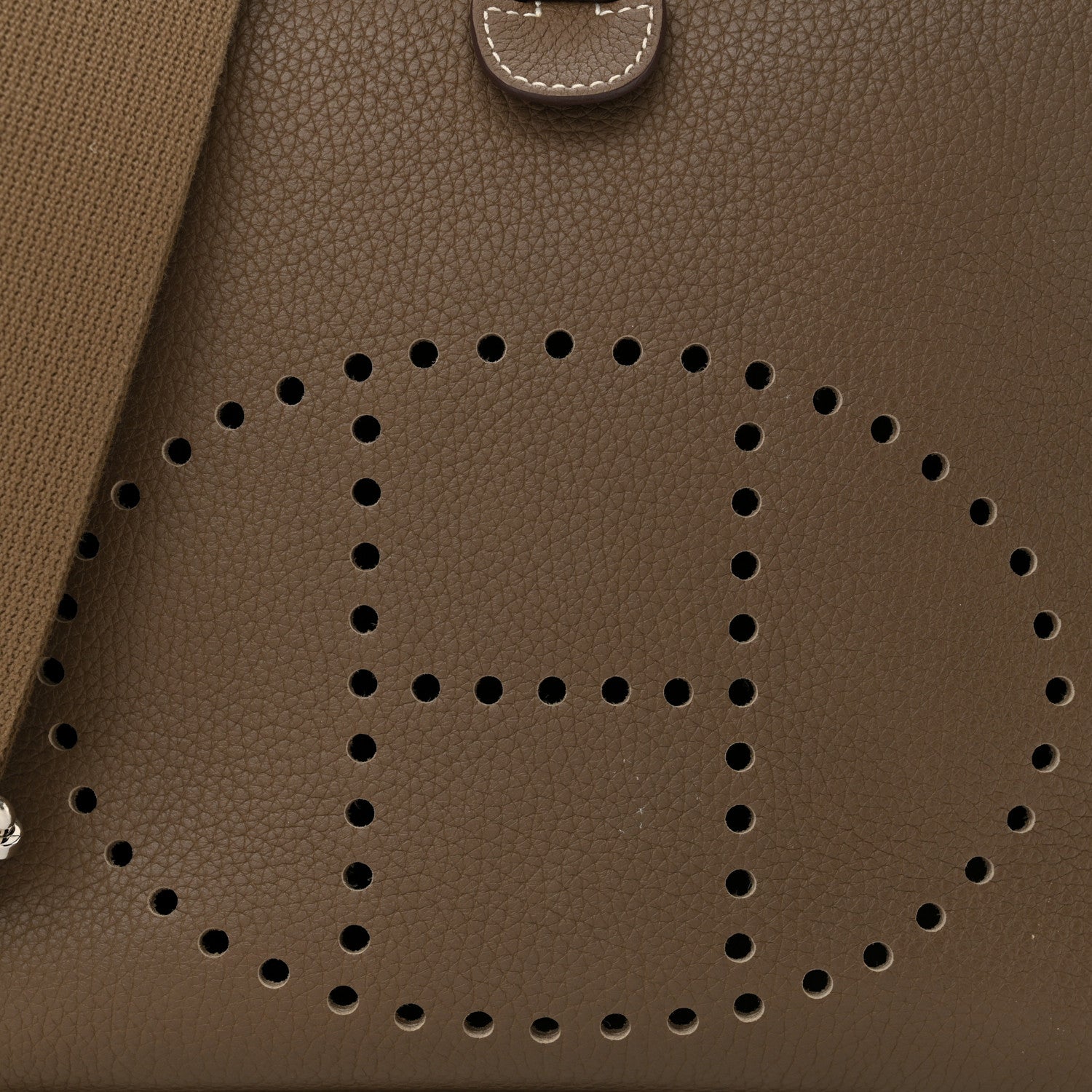 Hermes Taurillon Clemence Evelyne III PM Etoupe 8 of 12