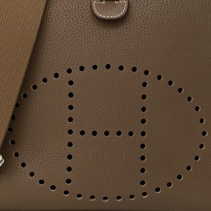 Hermes Taurillon Clemence Evelyne III PM Etoupe 8 of 12