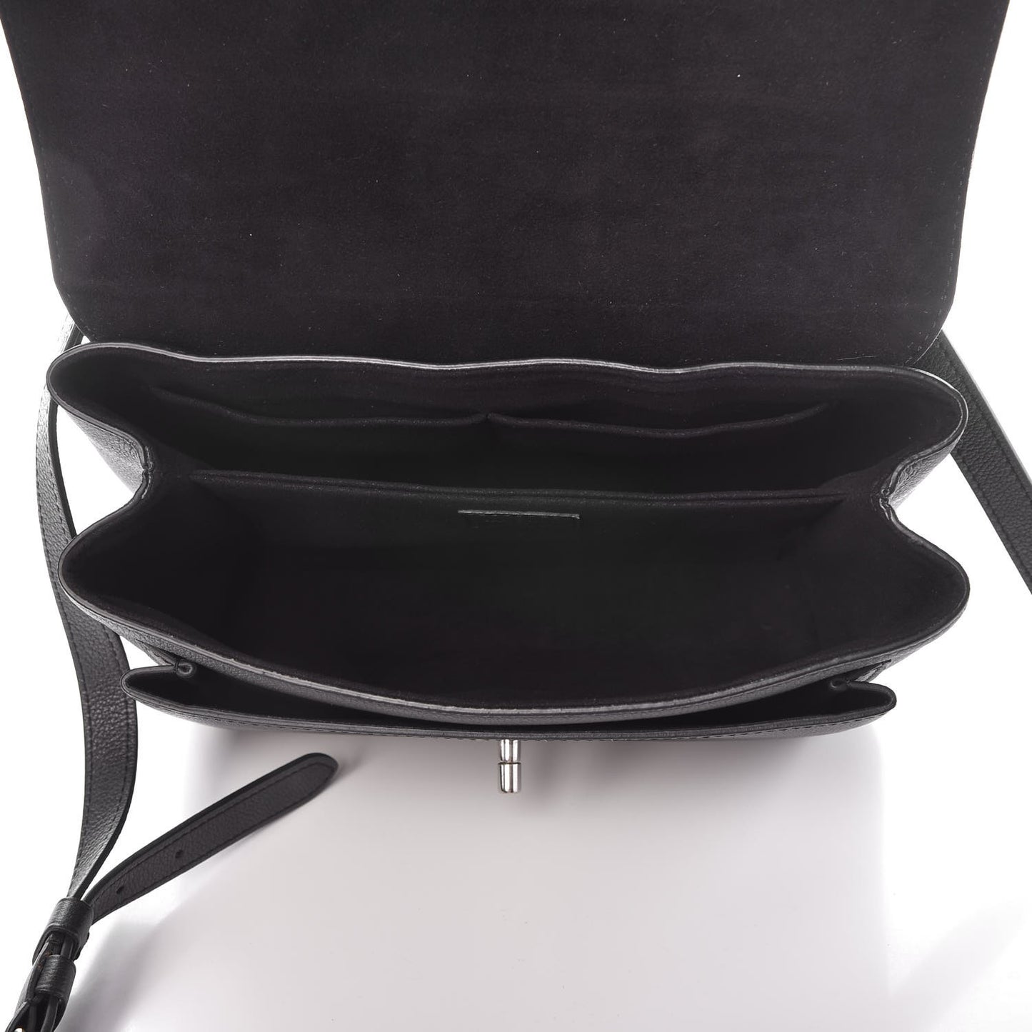 Soft Calfskin My Lockme Top Handle Black