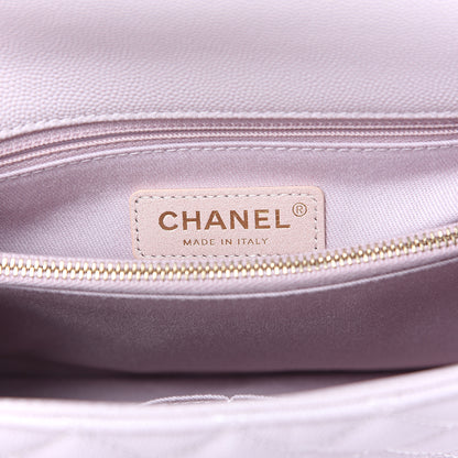 Chanel Caviar Quilted Small Coco Handle Flap Lilas Lilac 5 of 11