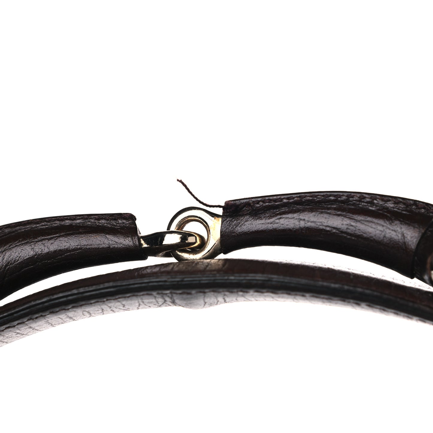 Monogram Medium Horsebit Chain Hobo Dark Brown