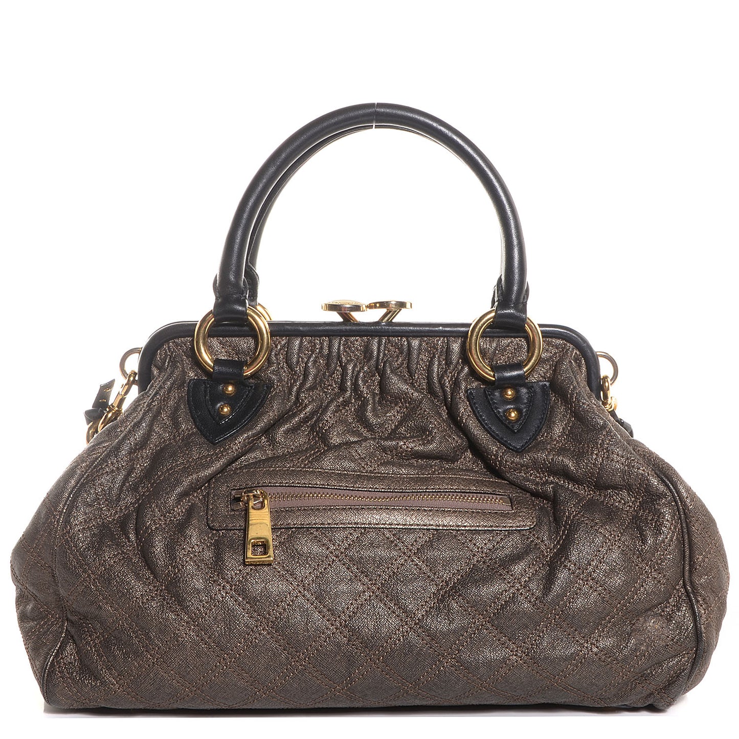 Quilted Coated Canvas Stam Grey