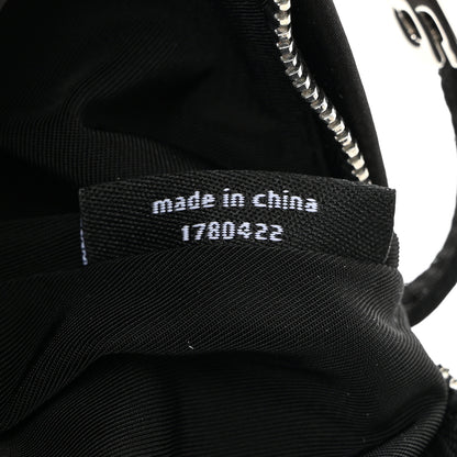 Alexander Wang Satin Crystal Logo Micro Marquess Bag Black 7 of 8