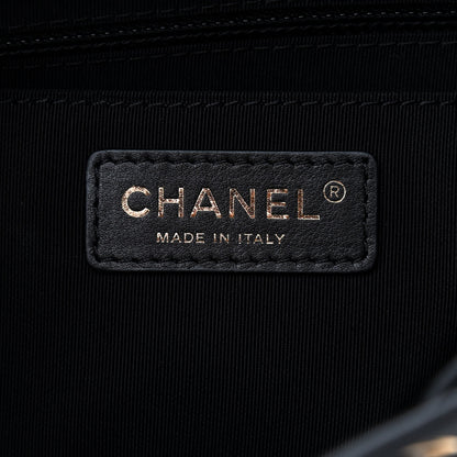Chanel Calfskin Chevron Quilted Small Urban Spirit Backpack Black 6 of 9