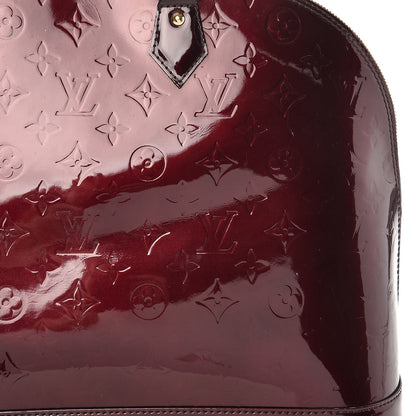 Louis Vuitton Vernis Alma GM Amarante 7 of 7