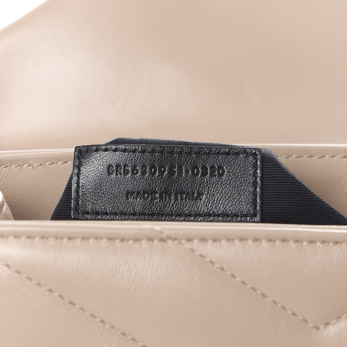 Calfskin Y Quilted Monogram Toy Loulou Crossbody Bag Dark Beige