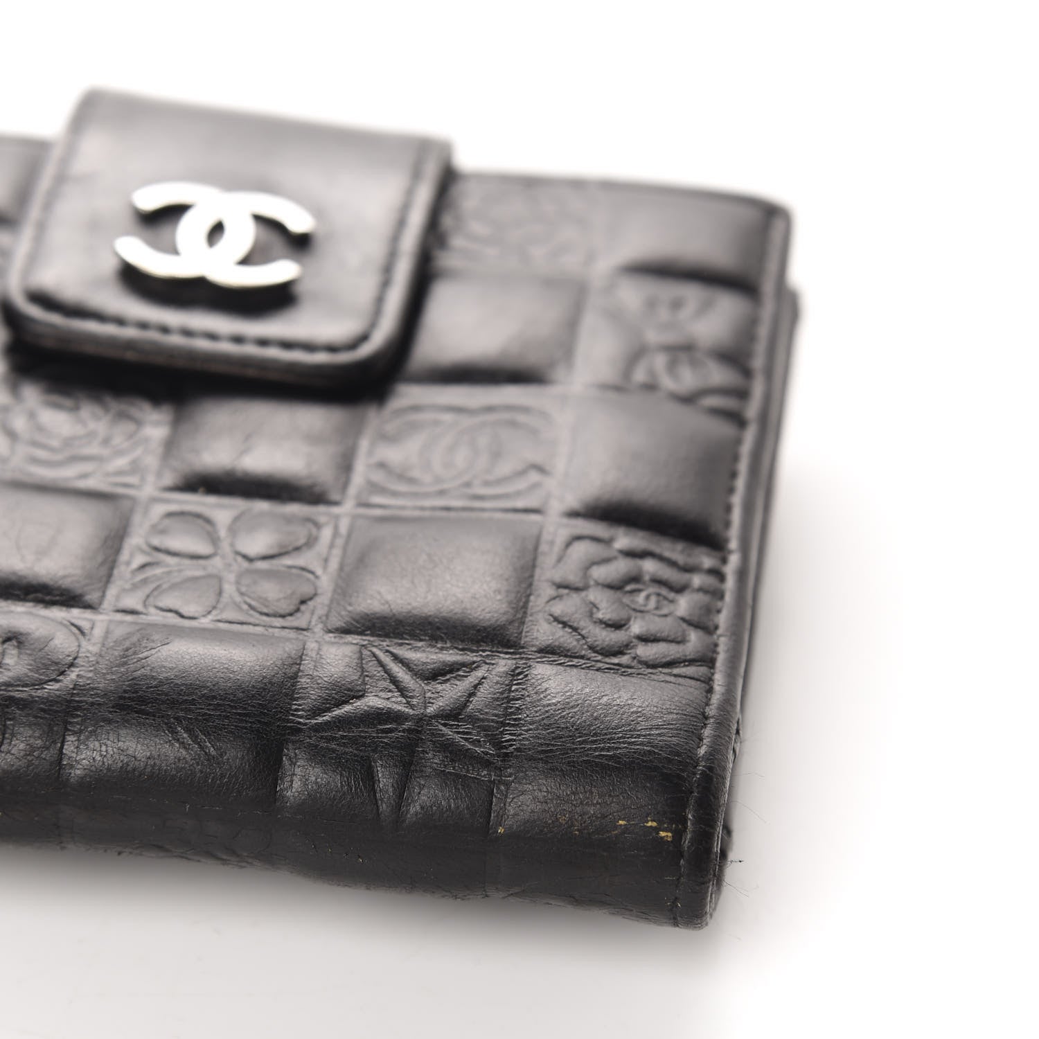 Chanel Lambskin Precious Symbols French Wallet Black 11 of 11