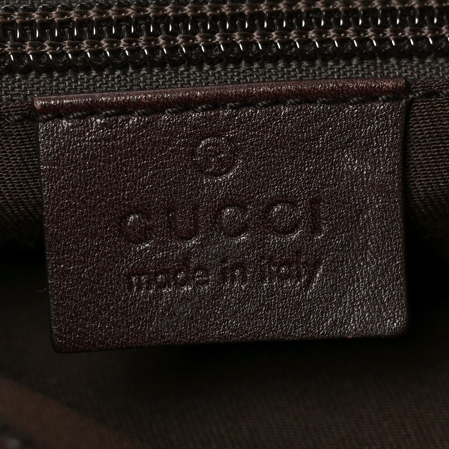 Gucci Guccissima Flat Messenger Bag Brown Dark Brown 6 of 11
