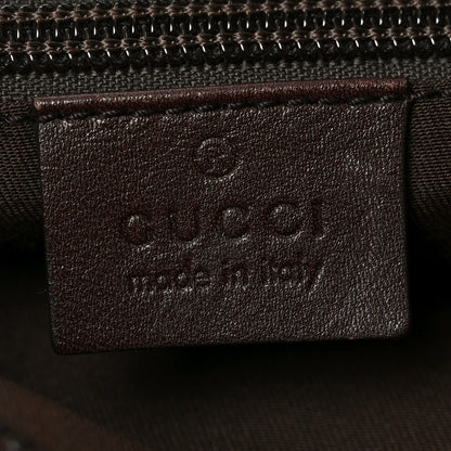 Gucci Guccissima Flat Messenger Bag Brown Dark Brown 6 of 11