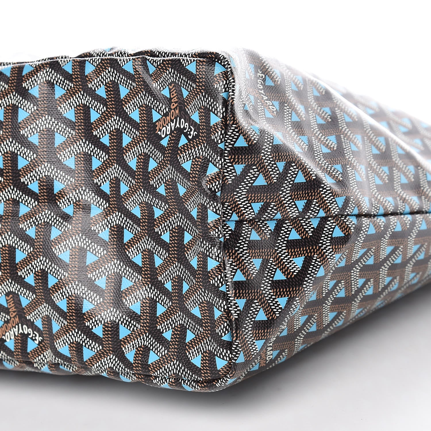 Goyard Goyardine Saint Louis Claire Voie PM Black Blue 10 of 10