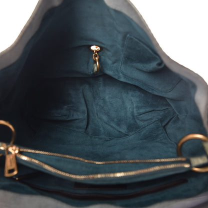 Saint Laurent Alligator Capri Flap Hobo Black 6 of 13
