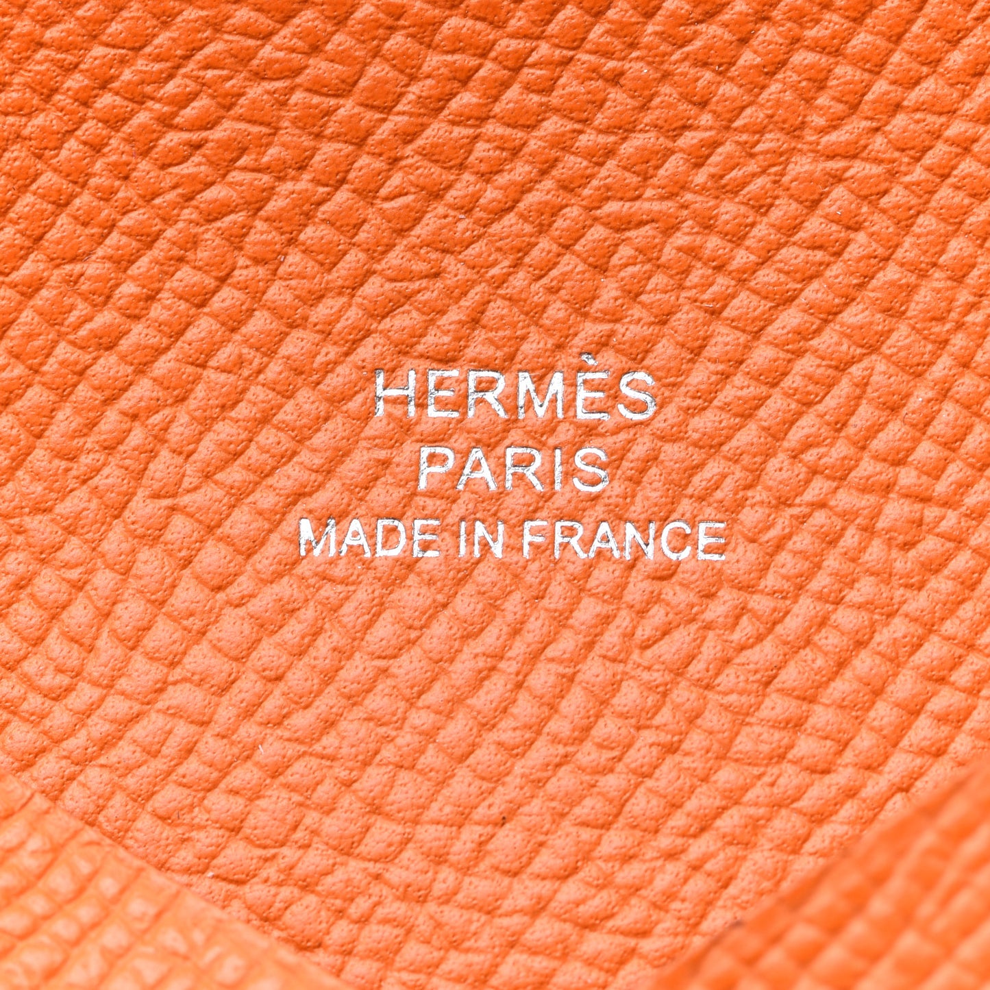 Epsom Calvi Card Case Orange