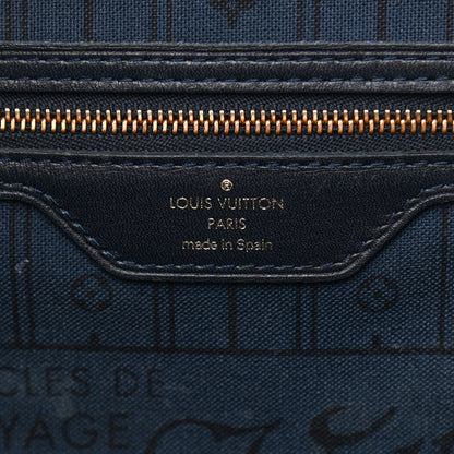 Louis Vuitton Monogram Idylle Neverfull MM Encre 8 of 10
